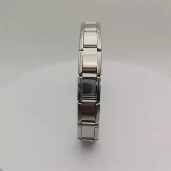 Браслет из нержавеющей стали 9 мм, модуль для плетения, простая цепочка 18, панк, парный браслет, модный, сделай сам, подарок, браслет-шарм с благословением, эластичная цепочка 20CM