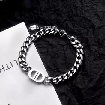 Браслет из нержавеющей стали для женщин и мужчин, ювелирные изделия, кубинские браслеты-цепочки, модные тенденции, подарки серебряный