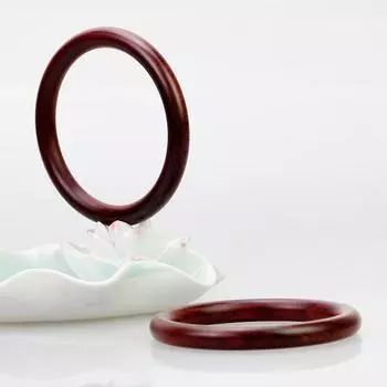 Браслет из сандалового дерева с кровью Замбии Браслет из сандалового дерева, полированный вручную браслет