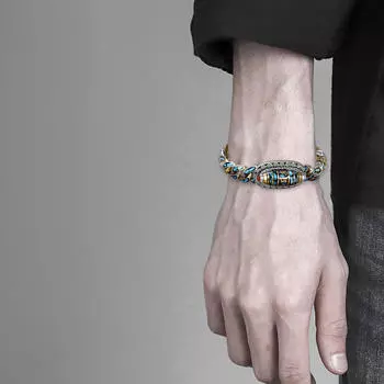 Браслет из шести символов мантры, браслеты на запястье-амулеты, персонализированный браслет фэн-шуй для 18CM