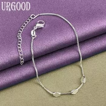 Браслет из стерлингового серебра 925 пробы, модные ювелирные изделия 20cm