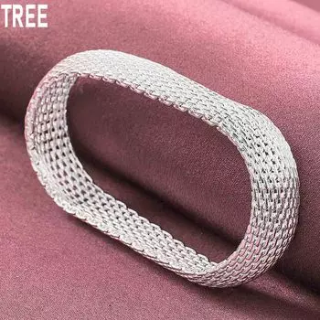 Браслет из стерлингового серебра 925 пробы, модные свадебные украшения с шармом 67mm