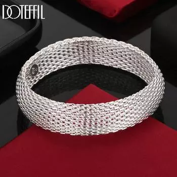 Браслет из стерлингового серебра 925 пробы, подвеска, свадебные украшения 67mm