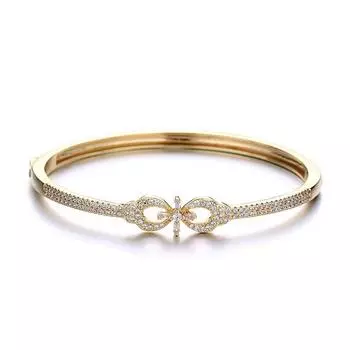 Браслет из стерлингового серебра 925 пробы с розовым золотом и бриллиантами, браслет в минималистском стиле, браслет-темперамент