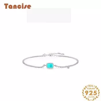 Браслет из стерлингового серебра 925 пробы, ювелирные изделия, геометрические бусины, браслеты-цепочки, модный тонкий свадебный подарок для подруги, женщин золотой