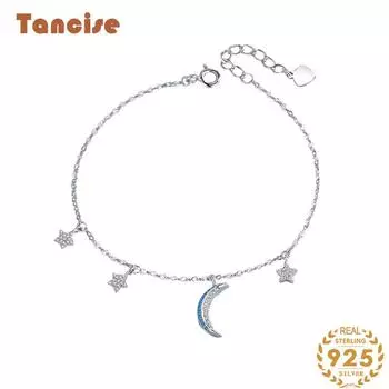 Браслет из стерлингового серебра 925 пробы, ювелирные изделия, геометрические бусины, браслеты-цепочки, модный тонкий свадебный подарок для подруги, женщин серебряный