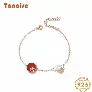 Браслет из стерлингового серебра 925 пробы, ювелирные изделия, геометрические бусины, браслеты-цепочки, модный тонкий свадебный подарок для подруги, женщин серебряный