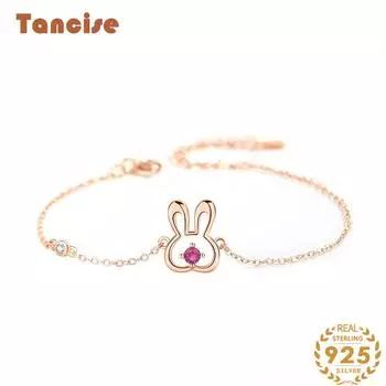 Браслет из стерлингового серебра 925 пробы, ювелирные изделия, геометрические бусины, браслеты-цепочки, модный тонкий свадебный подарок для подруги, женщин розового золота