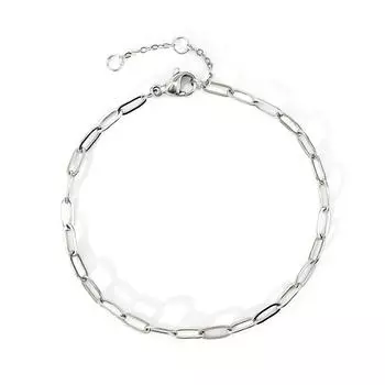 Браслет из титановой стали, женские простые ювелирные изделия, скрепка из нержавеющей стали, модный браслет, ювелирные изделия