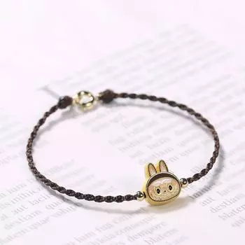 Браслет из ткани для женщин 2025 Новый ремешок для переноски Подарок на день рождения высокого класса для девочек, детей и маленьких девочек Brown