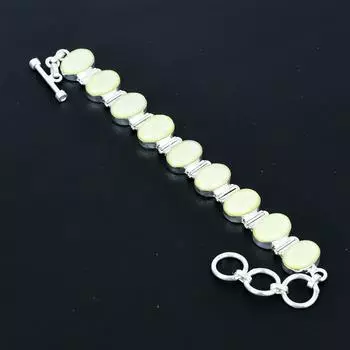 Браслет из желтого огненного опала, браслет из стерлингового серебра 925 пробы, браслет с регулируемой цепочкой, браслет ручной работы в стиле бохо, украшения из желтого огненного опала, подарки 8 жёлтый