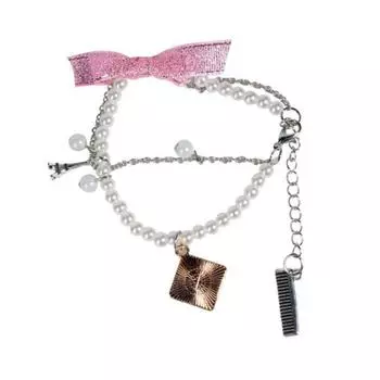 Браслет из жемчуга инков с подвесными украшениями 1 шт.