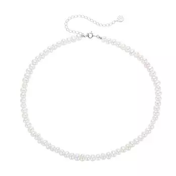 Браслет из жемчуга в стиле ретро во французском стиле Фу, ключичная цепочка в виде богини в гонконгском стиле