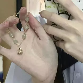 Браслет-колокольчик из натурального нефрита Hetian для женщин и девочек, ювелирные изделия-амулеты, подарки на день матери, золотой цвет, наручные женские украшения, роскошные ювелирные изделия