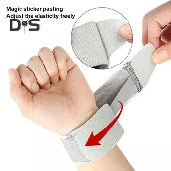 Браслет Компрессионный ремень на запястье Регулируемые спортивные бинты на запястье Поддержка облегчения боли Бандаж на запястье при тендините, туннельном артрите запястья M розовый