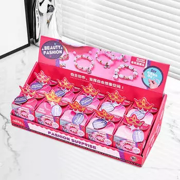 Браслет Коробка Ювелирные Изделия Изготовление Принадлежностей Подарочные Кольца Мода для Девочек Детей
