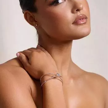 Браслет-крестик наполнен стразами, легкими роскошными суперблестящими европейскими и американскими популярными простыми и модными аксессуарами для рук серебряный