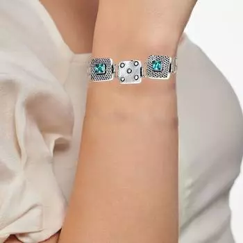 Браслет London Blue Topaz Sterling Gemstone Handmade 7-8 Jewelry