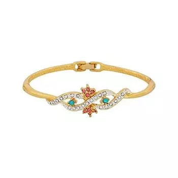 Браслет-манжета Estele Gold Plated Flower Wave Infinity для женщин