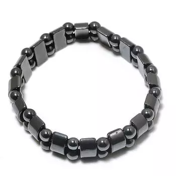 Браслет-манжета из натурального гематита, ручная работа, регулируемый j0S46