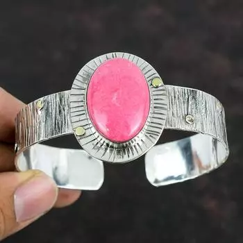 Браслет-манжета с драгоценными камнями Тулит, дизайнерский браслет из стерлингового серебра 925 пробы, регулируемый браслет, серебряные украшения ручной работы, подарки на годовщину