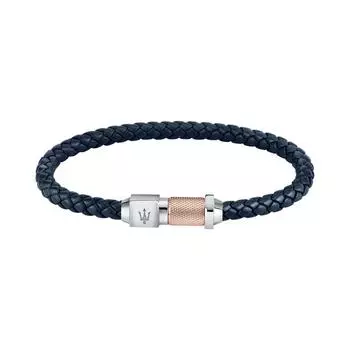 Браслет Maserati Jewels из переработанной кожи и нержавеющей стали JM223AVE16 - для мужчин