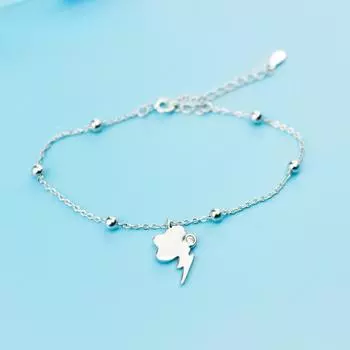 Браслет-молния из стерлингового серебра S925 в корейском стиле, креативные персонализированные универсальные простые ювелирные изделия 925