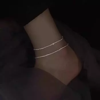 Браслет на щиколотку Браслет на щиколотку Женская летняя мода Простота Высокий смысл Нишевый дизайн Sense