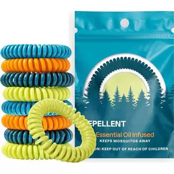 Браслет от комаров для использования в помещении и на открытом воздухе для предотвращения укусов комаров, браслет от комаров, браслет от комаров One Size