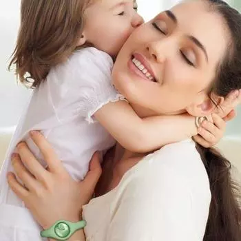 Браслет от комаров, удобный для ношения, выдвижной дизайн, силиконовый, эффективный браслет для предотвращения укусов комаров зелёный