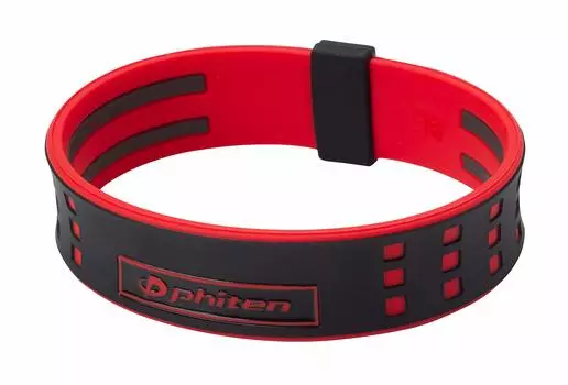 Браслет phiten Браслет RAKUWA S DUO 18 см 0319TG806026 Черный/Красный