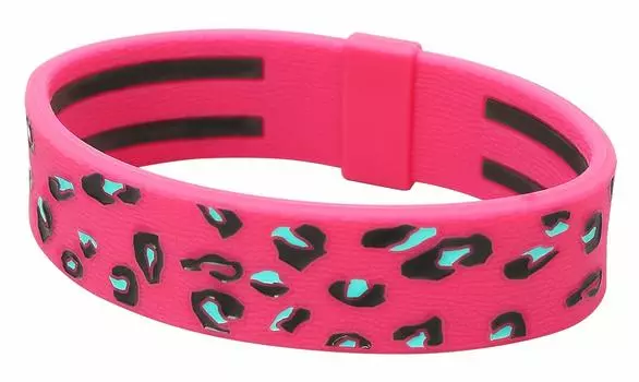 Браслет phiten RAKUWA Браслет S Силиконовый анималистический узор Леопард 17 см