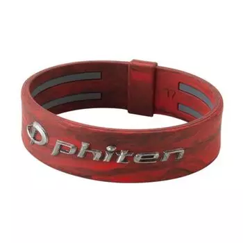 Браслет phiten RAKUWA EXTREME Marble Red Внутренняя окружность 17 см Передовая технология Phiten [использует Metax] красный