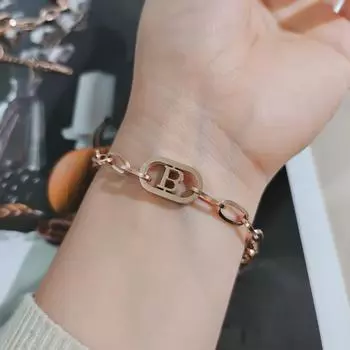 Браслет-подвеска из нержавеющей стали 316L с буквами алфавита, браслет с цирконом для женщин, регулируемые ювелирные изделия