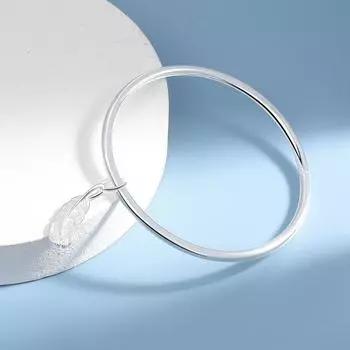 Браслет-подвеска из стерлингового серебра 925 пробы с кисточками и перьями для женщин и девочек, элегантный подарок на день рождения, ювелирные изделия Sl378