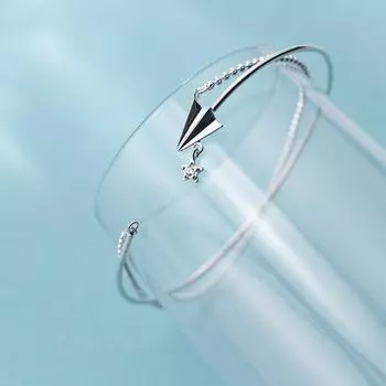 Браслет-подвеска из стерлингового серебра 925 пробы со звездами и браслетами для женщин, модные элегантные ювелирные аксессуары, Sl205