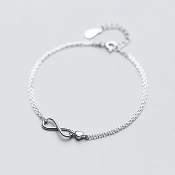 Браслет-подвеска из стерлингового серебра 925 пробы с кисточками и звездами, элегантный браслет для женщин и девочек, вечерние свадебные украшения A009