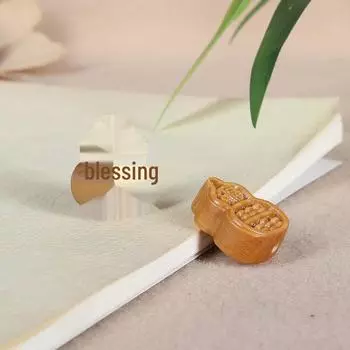 Браслет-подвеска из тыквы-счеты из красного сандалового дерева: Аксессуар из бусины «Благословенный Будда»