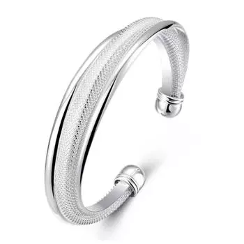 Браслет-подвеска ручной работы из стерлингового серебра 925 пробы для женщин и девочек, модные свадебные элегантные украшения SL150