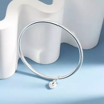 Браслет-подвеска в виде сердца из стерлингового серебра 925 пробы для женщин, элегантные новые ювелирные изделия 2022, Sl249