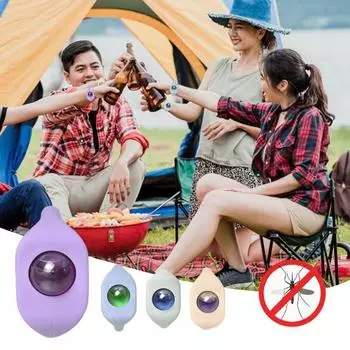 Браслет против комаров Браслет с эфирным маслом на растительной основе, запах, прозрачный выдвижной репеллент от комаров для взрослых, детей, защита для путешествий на открытом воздухе B зелёный