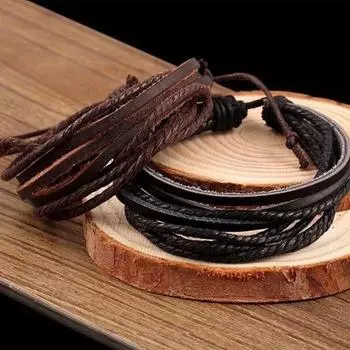 Браслет Ретро Нежный Легкий чёрный