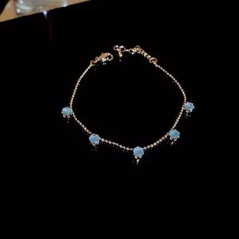 Браслет с цирконом, браслет в стиле ретро, легкая роскошь, нишевые ювелирные изделия высокого класса