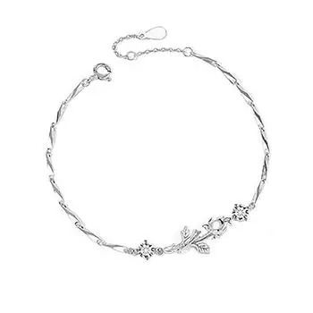 Браслет с цветком розы женский, ощущение легкой роскоши, универсальное украшение для для подруг и сестер