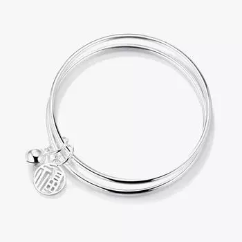 Браслет с двойным кольцом в виде колокольчика, женский браслет в этническом стиле Dingdang, простое однотонное романтическое кольцо, браслет в старинном стиле, подарок на день рождения 6cm