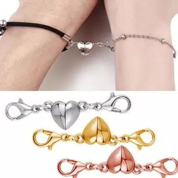 Браслет с магнитной застежкой «Любовный абзац», ожерелье, магнитная пряжка, ручная работа, сделай сам, ювелирные аксессуары золотой