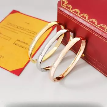 Браслет с одним бриллиантом и защелкой Браслет для пары