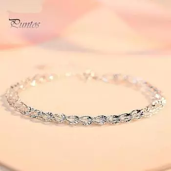 Браслет с перьями в виде хвоста феникса, ретро-женский браслет с подвесками, сплав, ювелирный аксессуар для юбилея, дня рождения серебряный