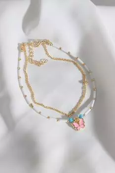 Браслет с подвеской в виде бабочки