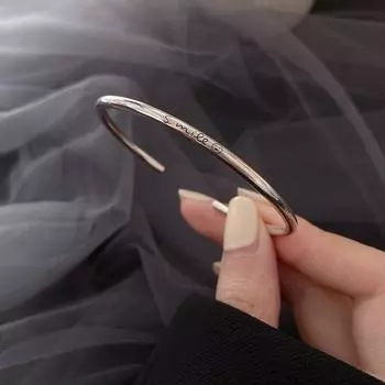 Браслет с улыбающимся лицом для женского нишевого дизайна в Instagram, подарок молодой девушке на День святого Валентина, аксессуары для пар Adjustable size